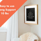 Corner Hanger & Picture Hanging Strips - Combo Pack